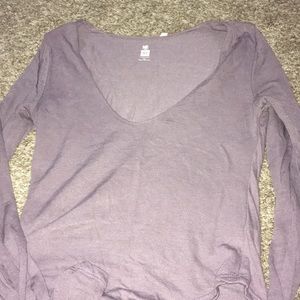 Purple long sleeve Me to We